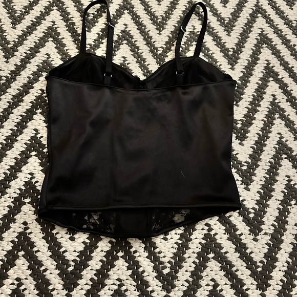 Divided Corset Cropped Top Small - Picture 4 of 4